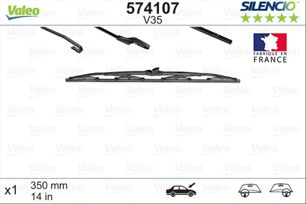 SILENCIO WIPER STANDARD V35 X1