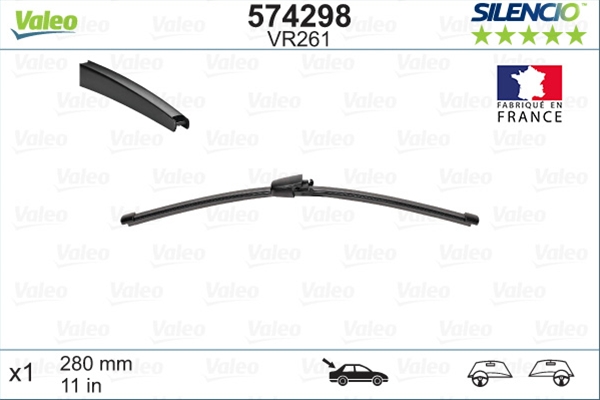 SILENCIO WIPER REAR VR261