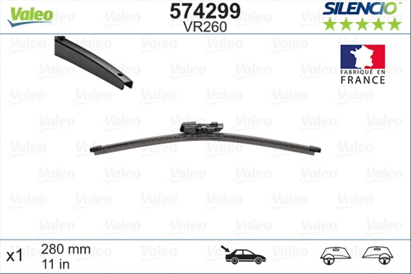 SILENCIO WIPER REAR VR260