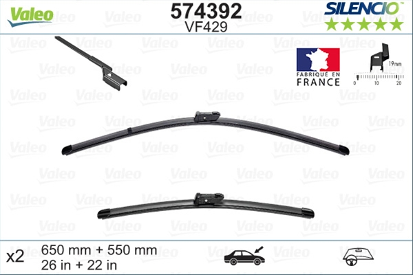 SILENCIO WIPER FB OE VF429 KIT
