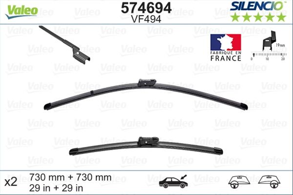 SILENCIO WIPER FB OE VF494 KIT