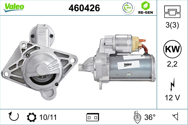 ELECTROMOTOR VALEO CU PIESA LA SCHIMB