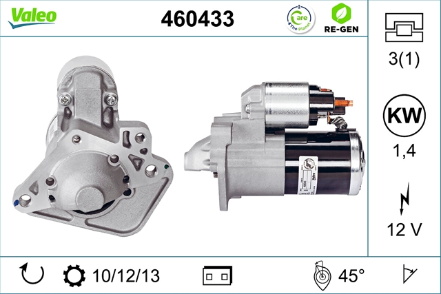ELECTROMOTOR VALEO CU PIESA LA SCHIMB
