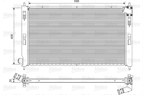 Imagine pentru produsul „RADIATOR, RACIRE MOTOR"
