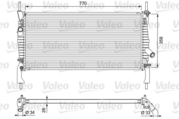 RADIATOR RACIRE MOTOR SE25
