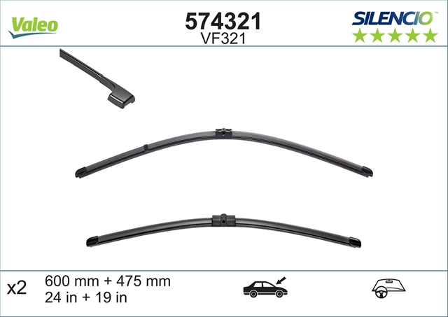 SILENCIO WIPER FB OE VF321 KIT