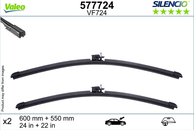 SILENCIO FLAT BLADE SET