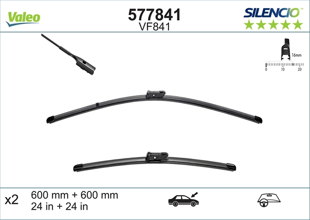 SILENCIO WIPER FB OE VF841 KIT