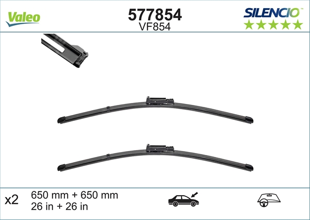 SILENCIO WIPER FB OE VF854 KIT