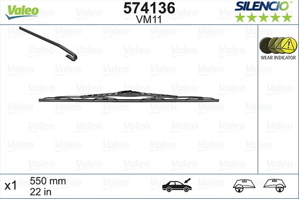 SILENCIO WIPER PERFORMANCE VM11 X1