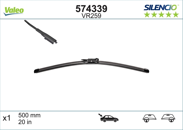 STERGATOR SILENCIO XTRM(VM259  1X500MM)