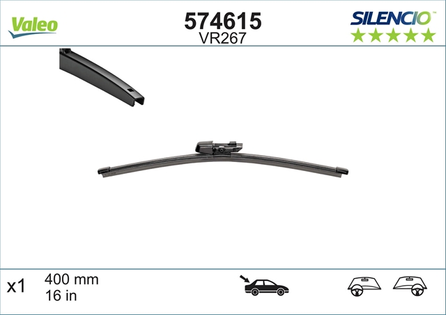 SILENCIO WIPER REAR VR267