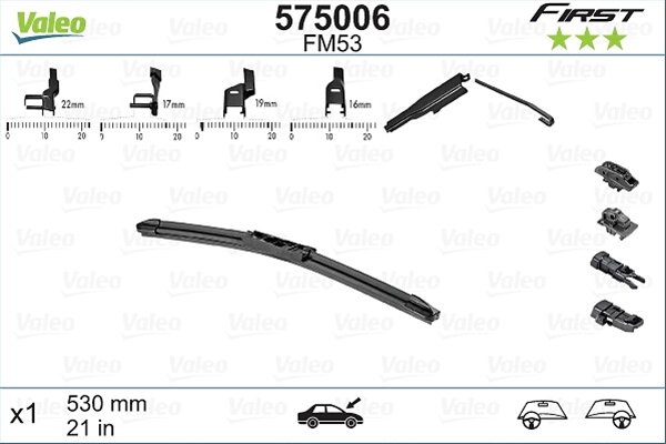 STERGATOR FIRST XTRM FLAT MULTICONEX (FM53  1X530MM)