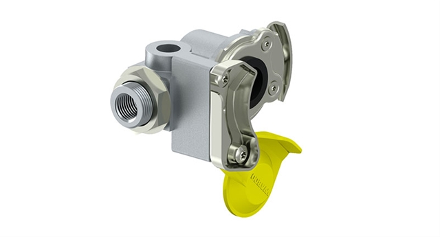 COUPLING HEAD WITH INTEGRATED FILTER