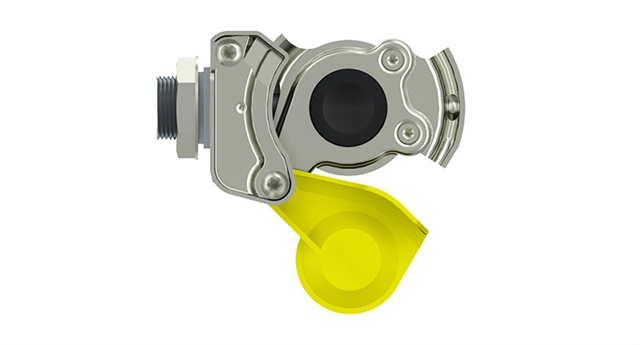 COUPLING HEAD WITH INTEGRATED FILTER