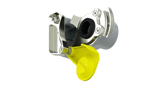 COUPLING HEAD WITH INTEGRATED FILTER