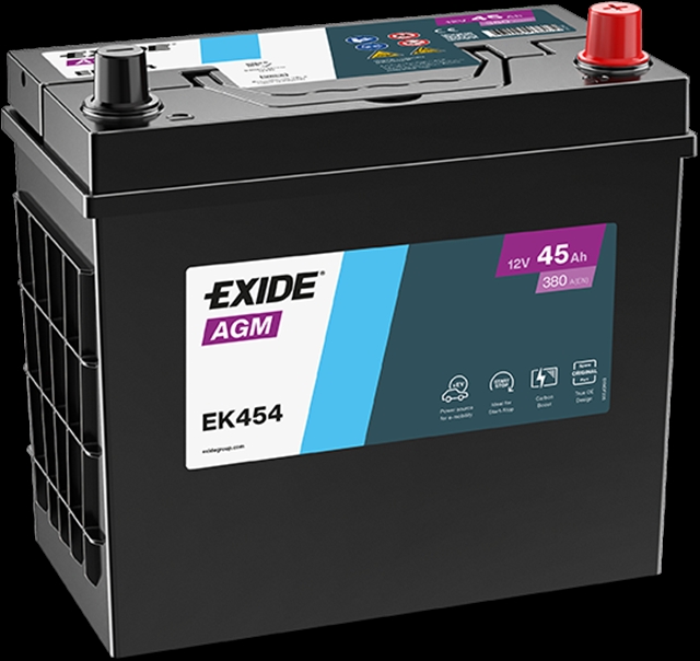 BATERIE EXIDE AGM 45AH 380A 237X127X227 + DR