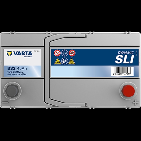 Imagine pentru produsul „ACUMULATOR VARTA AUTOMOTIVESLI 12V 45AH 330A B32 238X129X227 + DR"