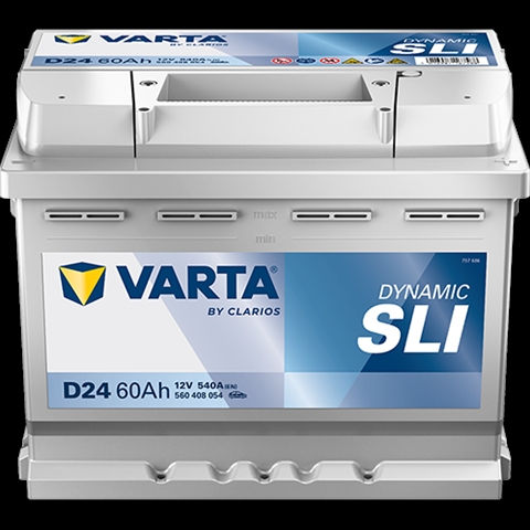 Imagine pentru produsul „ACUMULATOR VARTA AUTOMOTIVESLI 12V 60AH 540A D24 242X175X190 + DR"