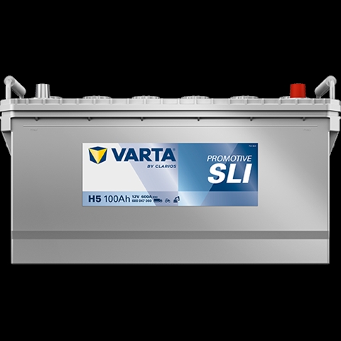 Imagine pentru produsul „ACUMULATOR VARTA HEAVY DUTYSLI 12V 100AH 600A H5 413X175X220 + DR"