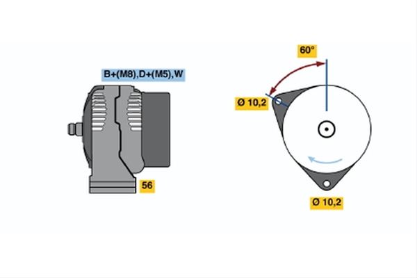 Imagine pentru produsul „GENERATOR / ALTERNATOR"
