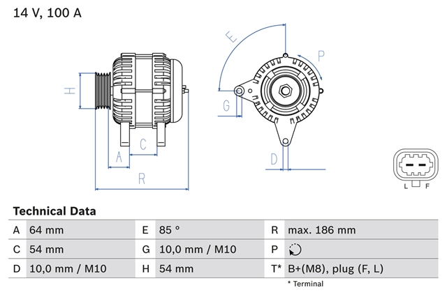 ALTERNATOR BOSCH CU PIESA LA SCHIMB