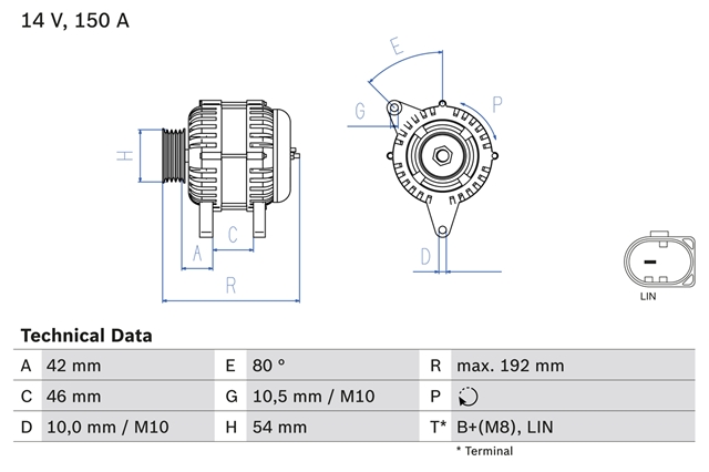 ALTERNATOR 8423 (ALTERNATOARE)