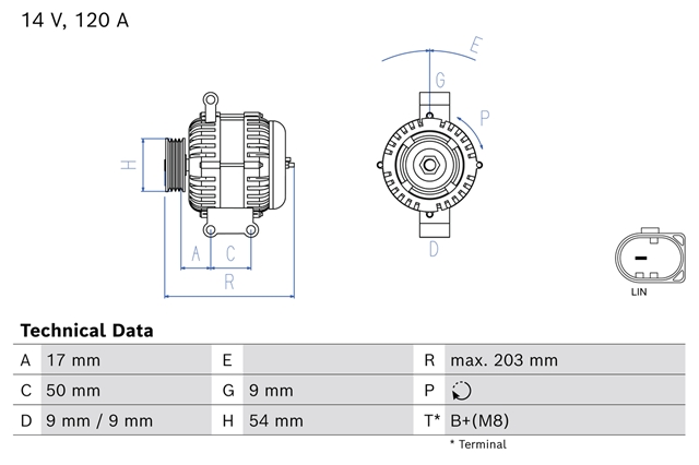 ALTERNATOR BOSCH CU PIESA LA SCHIMB