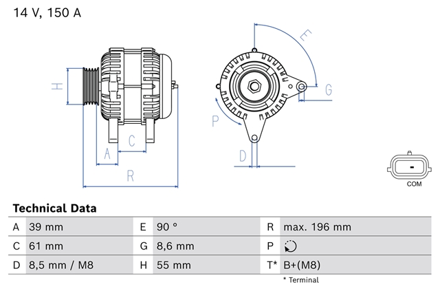 ALTERNATOR BOSCH CU PIESA LA SCHIMB