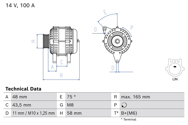 ALTERNATOR BOSCH CU PIESA LA SCHIMB