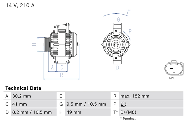Imagine pentru produsul „ALTERNATOR BOSCH CU PIESA LA SCHIMB"