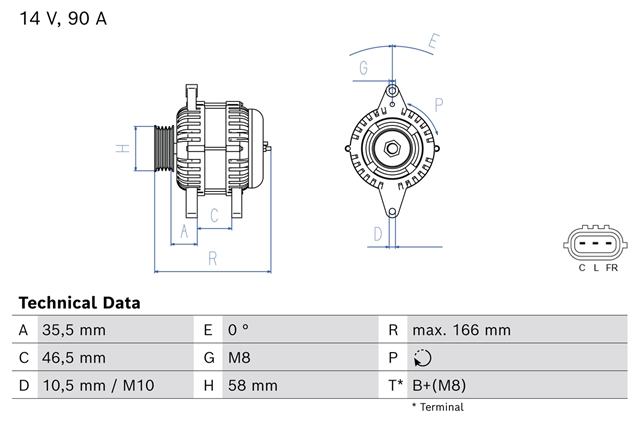 ALTERNATOR BOSCH CU PIESA LA SCHIMB