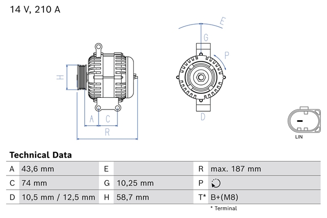 ALTERNATOR BOSCH CU PIESA LA SCHIMB