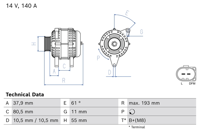 ALTERNATOR BOSCH CU PIESA LA SCHIMB