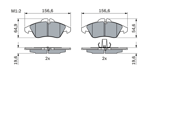 Imagine pentru produsul „SET PLACUTE FRANA,FRANA DISC"