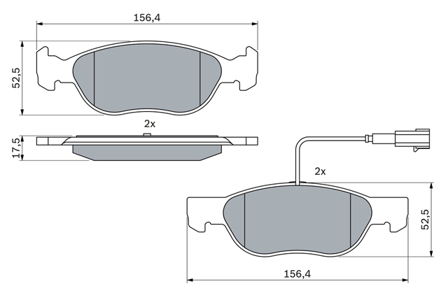 Imagine pentru produsul „SET PLACUTE FRANA,FRANA DISC"