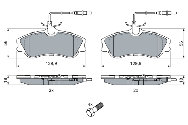 Imagine pentru produsul „SET PLACUTE FRANA,FRANA DISC"
