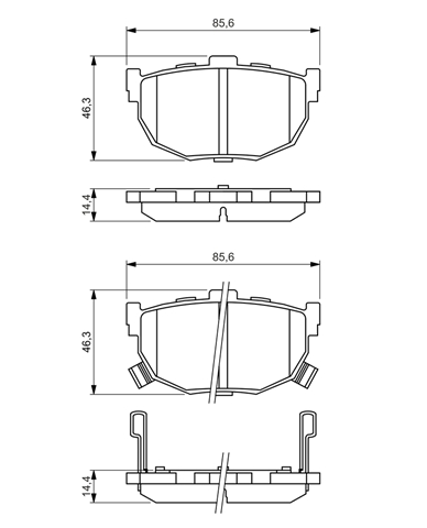 Imagine pentru produsul „SET PLACUTE FRANA,FRANA DISC"