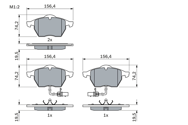 Imagine pentru produsul „SET PLACUTE FRANA,FRANA DISC"