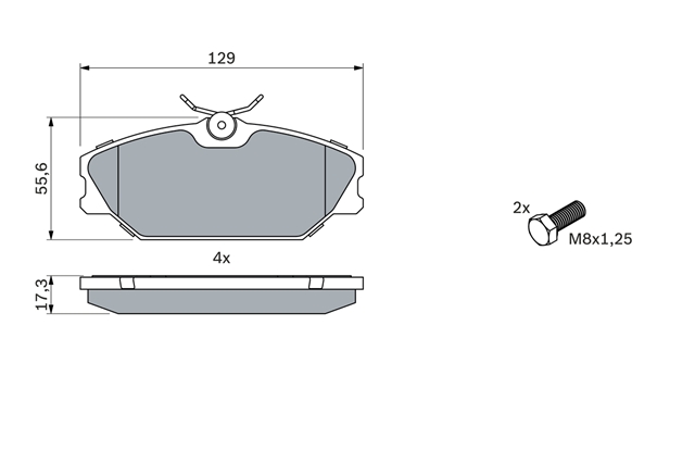 Imagine pentru produsul „SET PLACUTE FRANA,FRANA DISC"