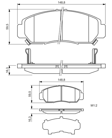 Imagine pentru produsul „SET PLACUTE FRANA,FRANA DISC"