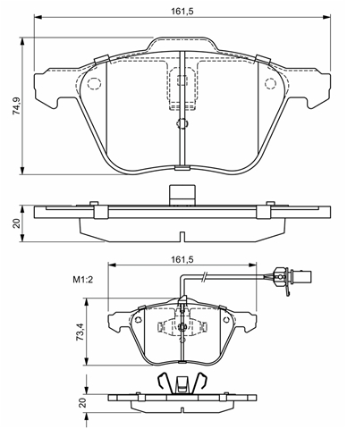 Imagine pentru produsul „SET PLACUTE FRANA,FRANA DISC"