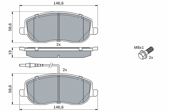 Imagine pentru produsul „SET PLACUTE FRANA,FRANA DISC"