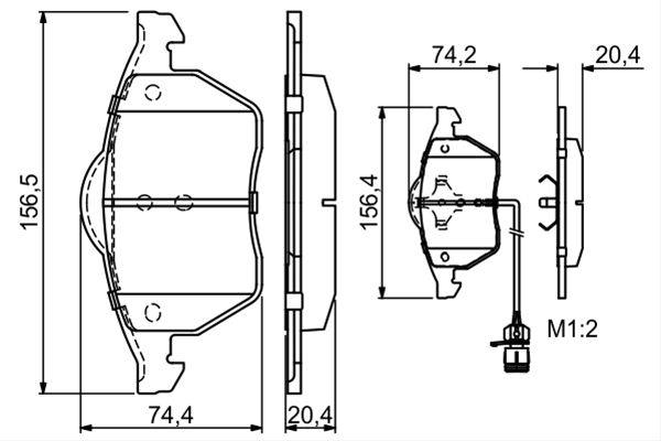 Imagine pentru produsul „SET PLACUTE FRANA,FRANA DISC"