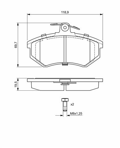 Imagine pentru produsul „SET PLACUTE FRANA,FRANA DISC"