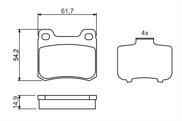 Imagine pentru produsul „SET PLACUTE FRANA,FRANA DISC"