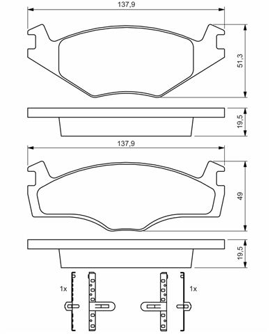 Imagine pentru produsul „SET PLACUTE FRANA,FRANA DISC"