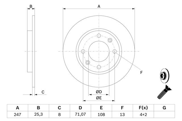 Imagine pentru produsul „DISC FRANA"