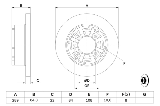 Imagine pentru produsul „DISC FRANA"