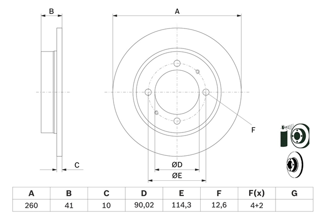Imagine pentru produsul „DISC FRANA"